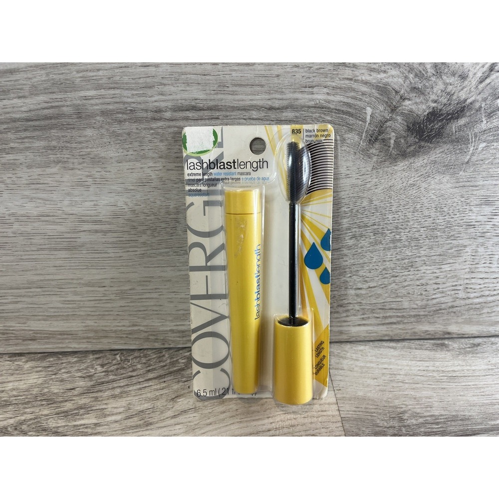 Covergirl Mascara Lash Blast Strength‎ 835 Black Brown Water Resistant